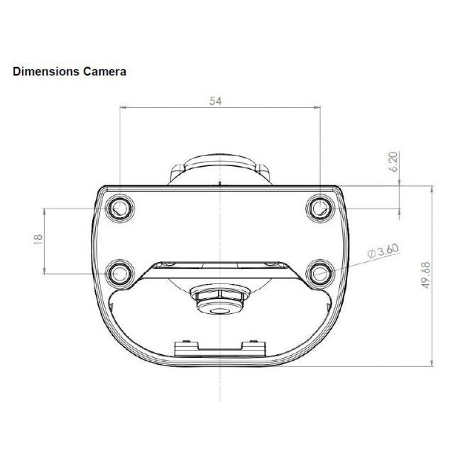 ProViu® ASL360 Camera Dimensions