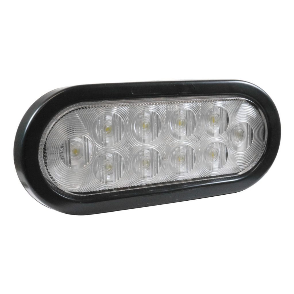 Hamsar LED Tail / Reverse Light White Oval