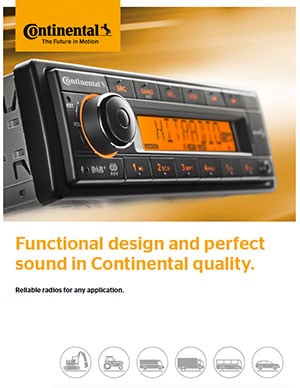 Continental Radio Product Brochure Cover