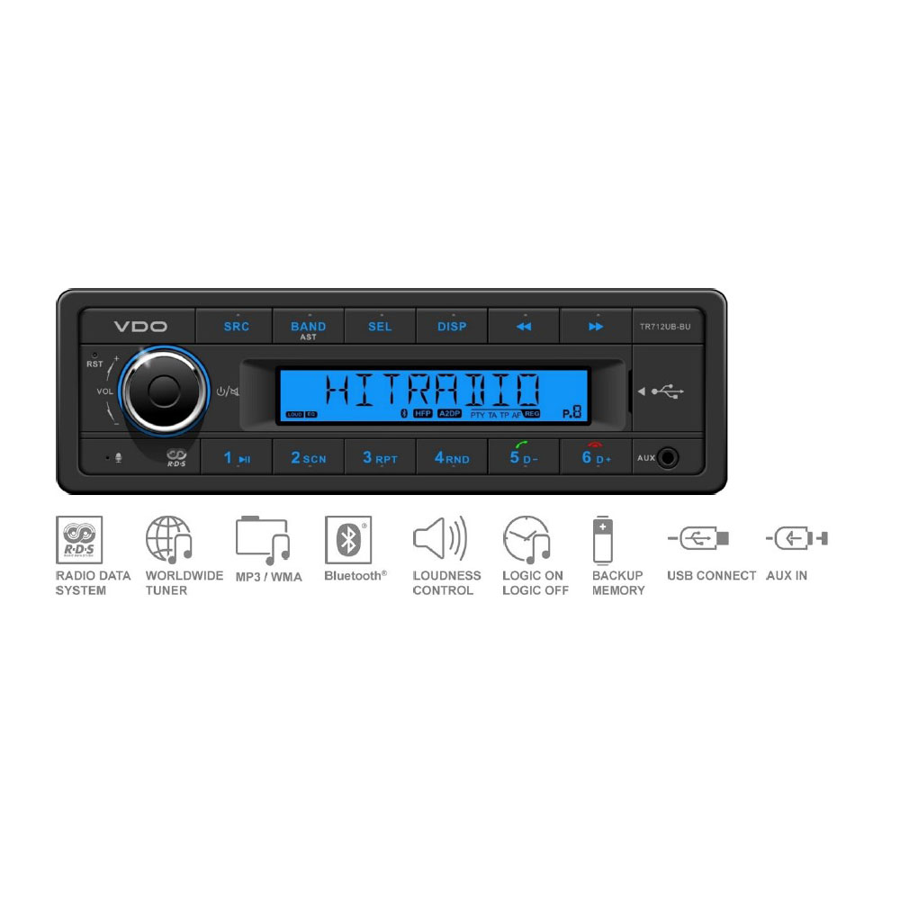 engel zeevruchten monster Continental Radio/USB MP3/WMA Bluetooth® - OE-Line Two Radio Systems