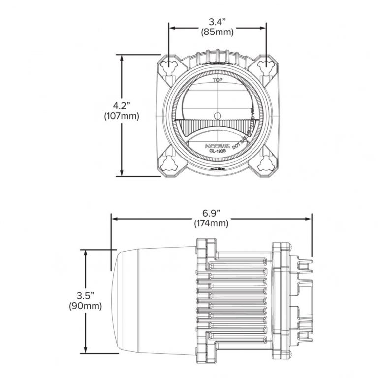 Hamsar 90MM BiLED High and Low Beam Headlight Module