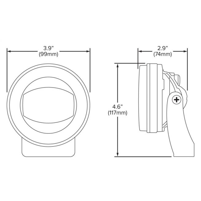 100MM LED Fog Light Schematic