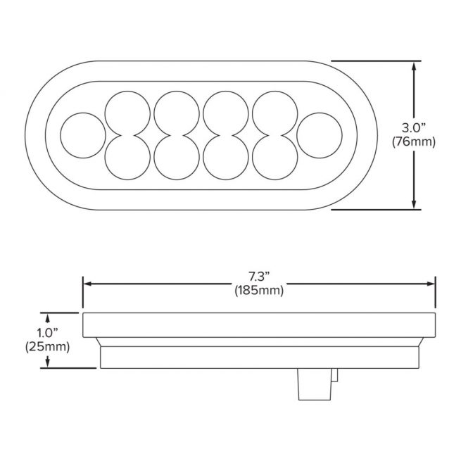 LED Tail / Reverse Light Schematic